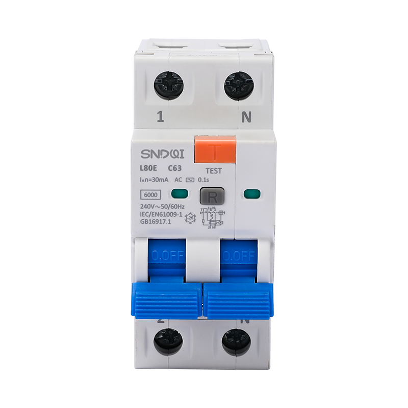 L80 high break series RCBO leakage circuit breaker 2P