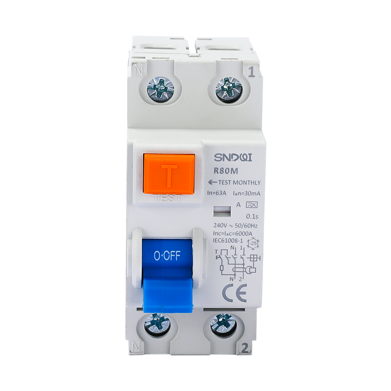 R80EV high break RCCB leakage circuit breaker 2P