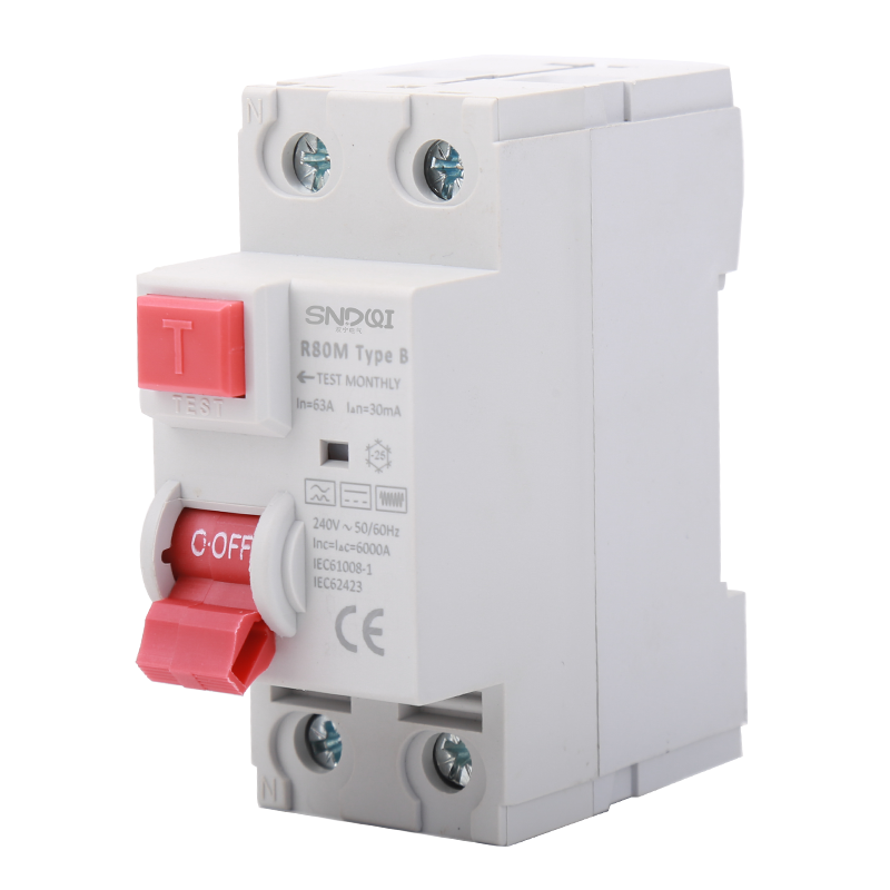 R80-Type B leakage circuit breaker 2P