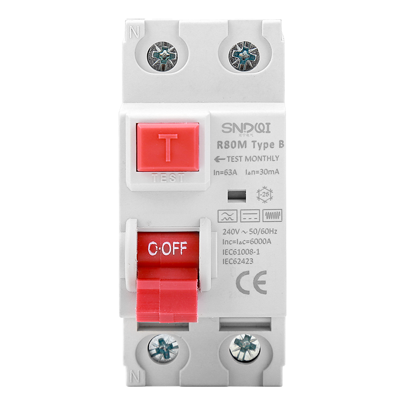 R80-Type B leakage circuit breaker 2P