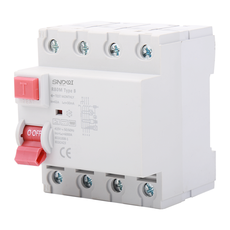 R80-Type B leakage circuit breaker 4P