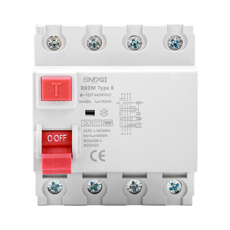 R80-Type B leakage circuit breaker 4P