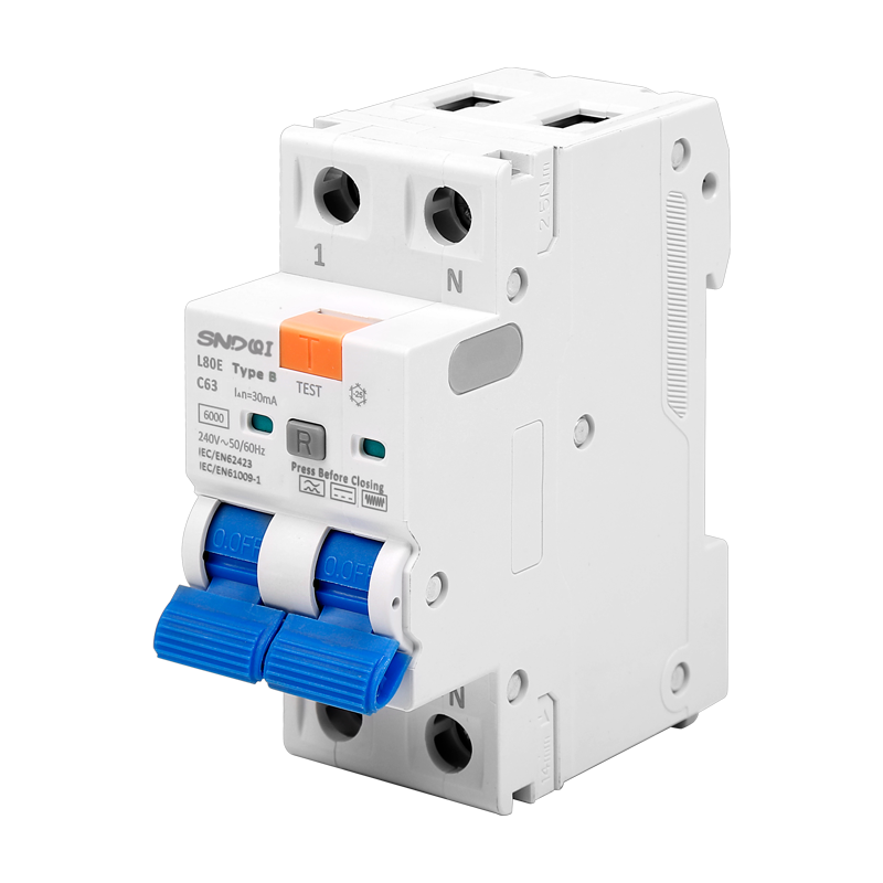 L80-Type B leakage circuit breaker 2P